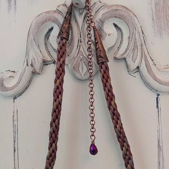 Waterfall‎ beaded necklace - Picture 7 of 8